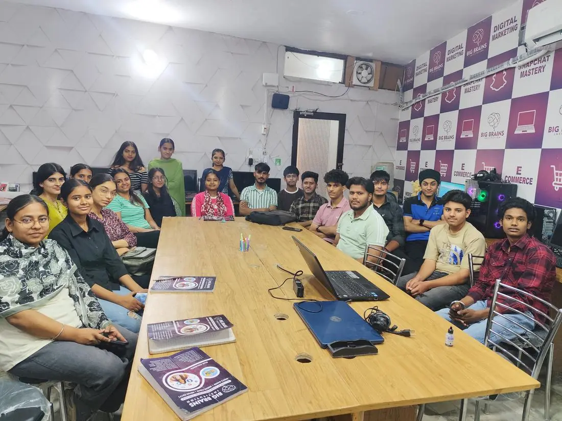 Big Brains Computer Institute classroom in Phagwara